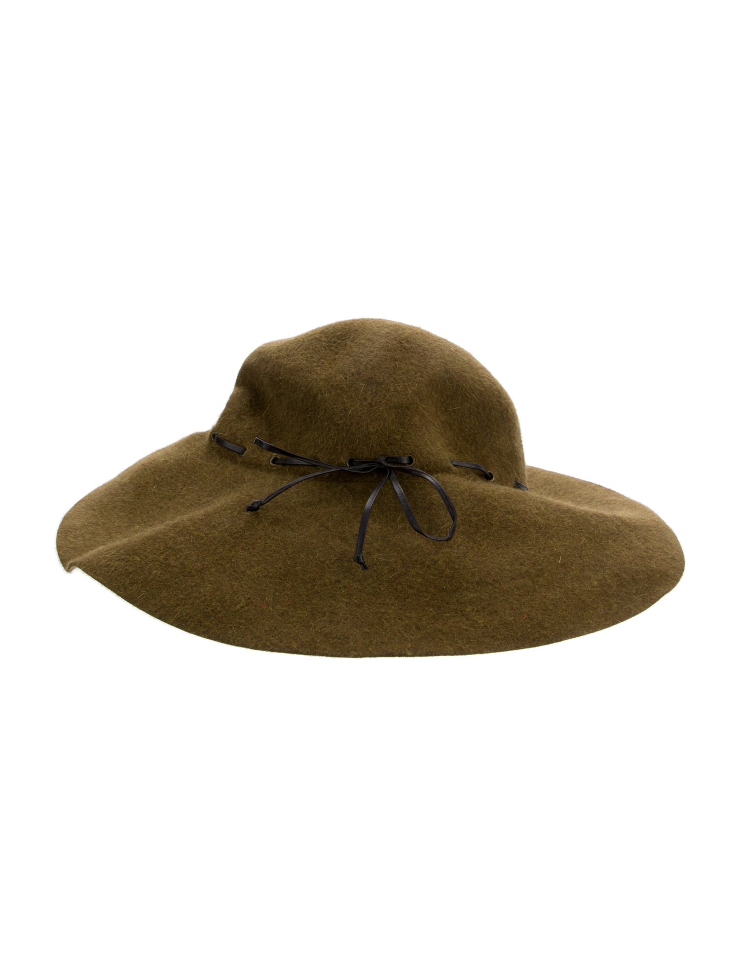 Eric Javits Fabric fashion leather accent hat