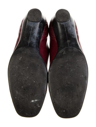 Eric Javits Leather Bow Accents Loafers