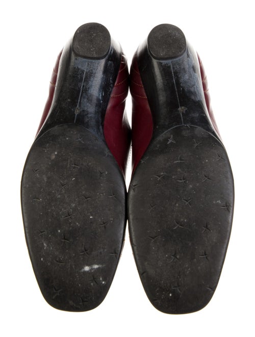 Eric Javits Leather Bow Accents Loafers