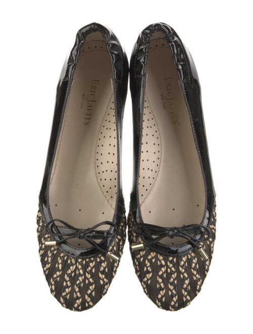 Eric Javits Patent Leather Animal Print Ballet Flats