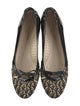 Eric Javits Patent Leather Animal Print Ballet Flats