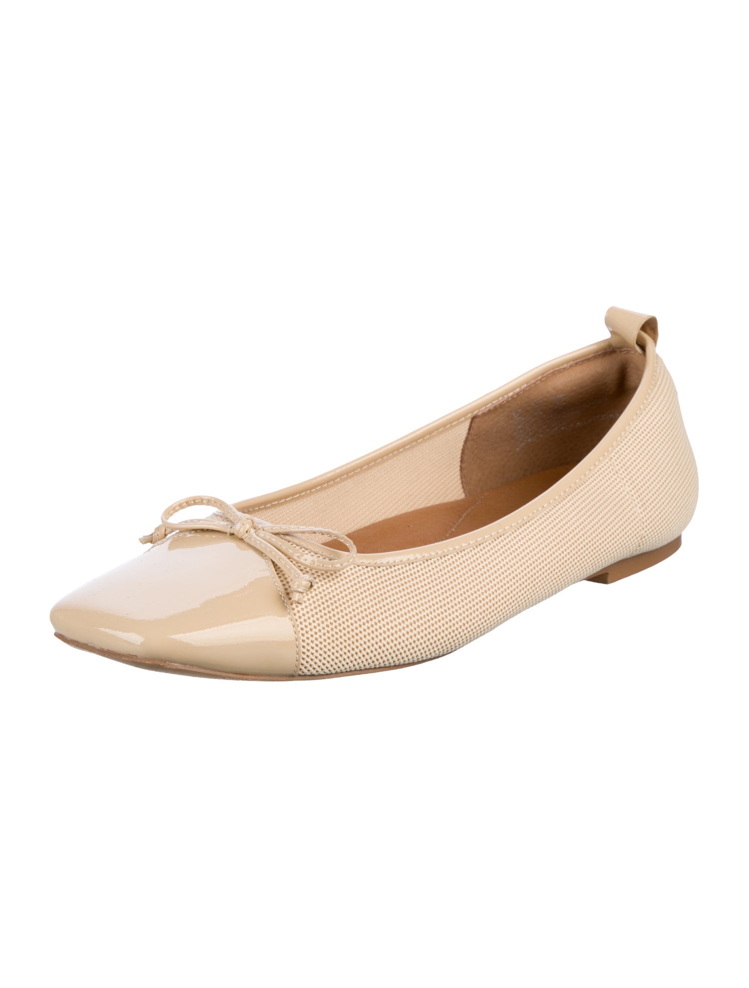 Eric Javits Bow Accents Ballet Flats