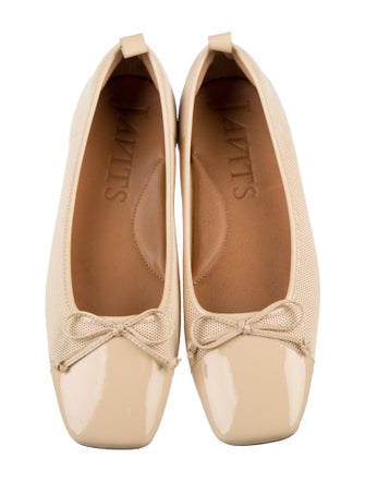 Eric Javits Bow Accents Ballet Flats