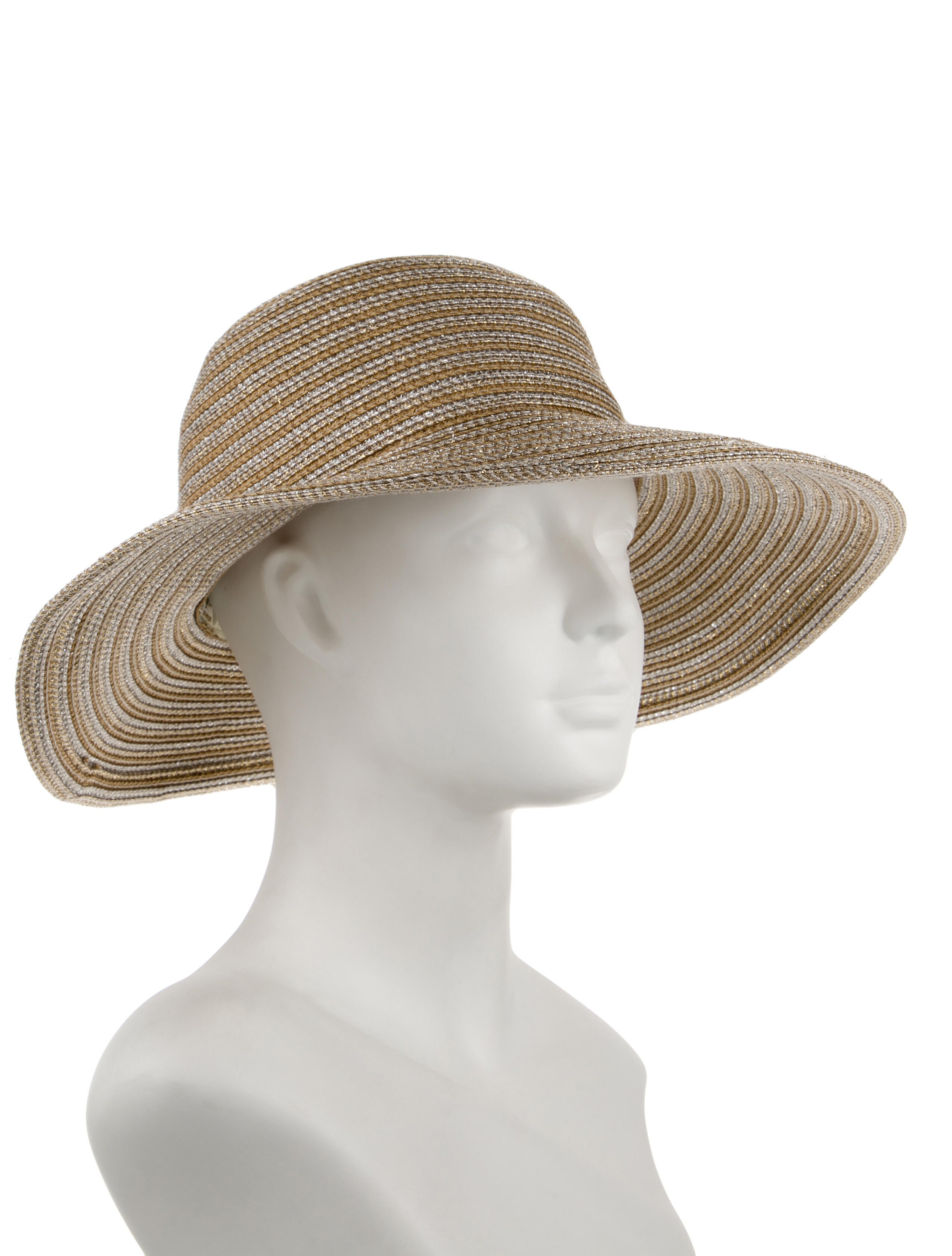 Eric Javits Straw Fodera wide brim Hat