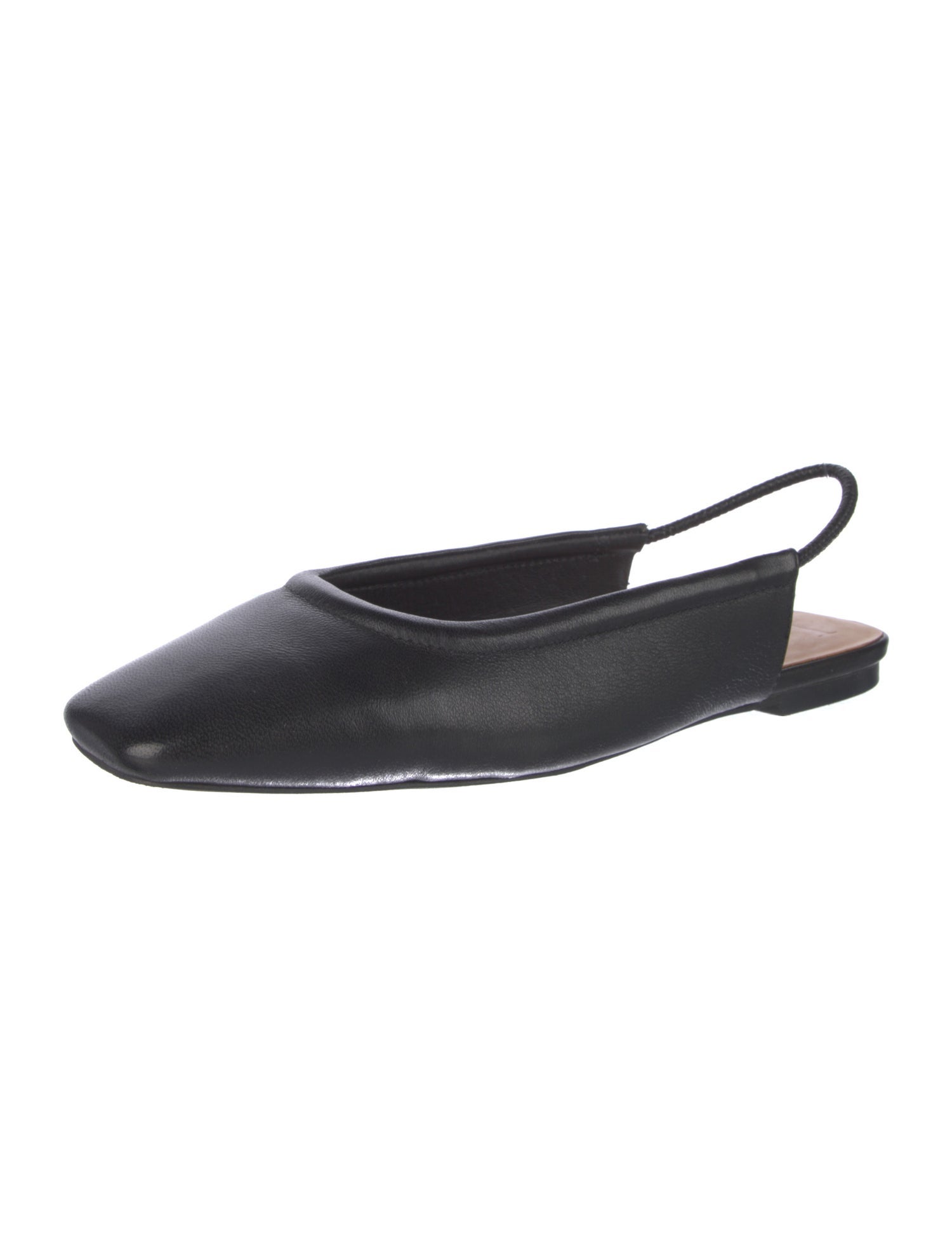 Eric Javits Leather Slingback Flats