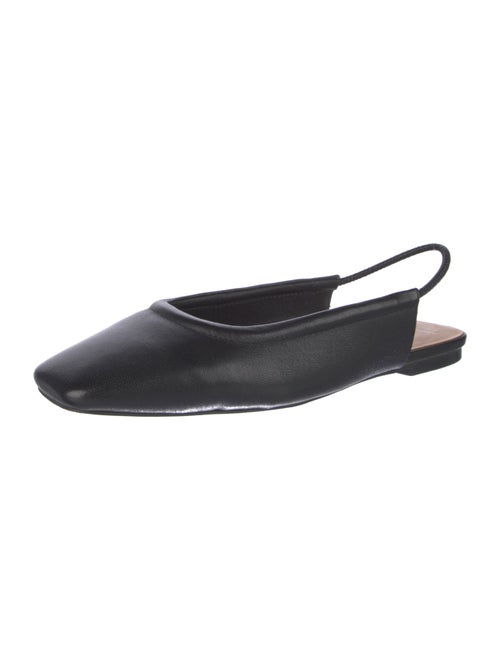 Eric Javits Leather Slingback Flats