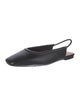 Eric Javits Leather Slingback Flats