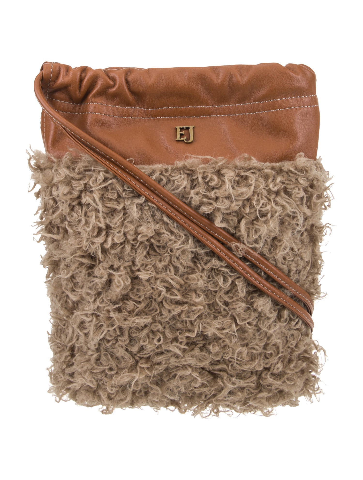 Eric Javits Leather Crossbody Bag