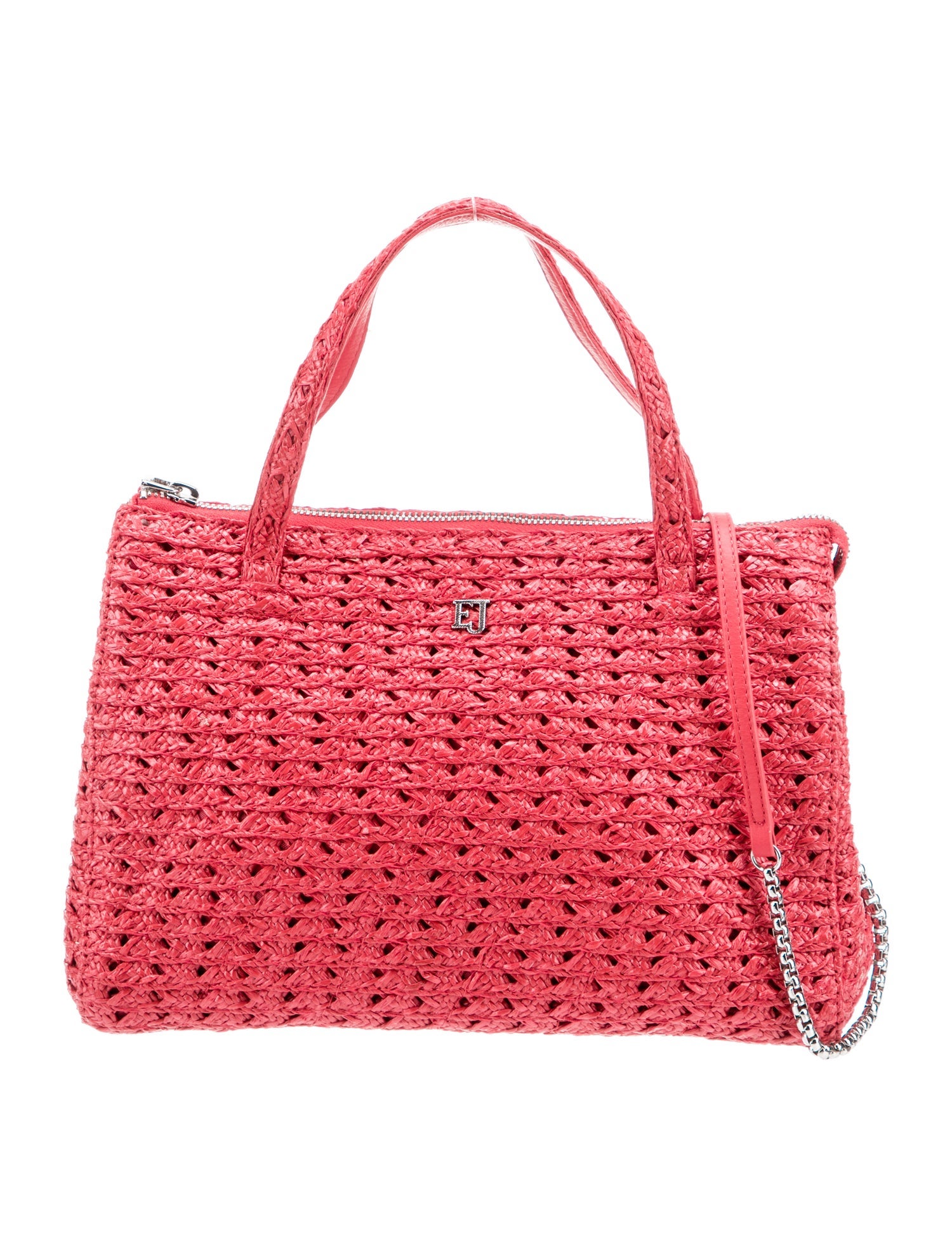 Eric Javits Straw Top Handle Bag