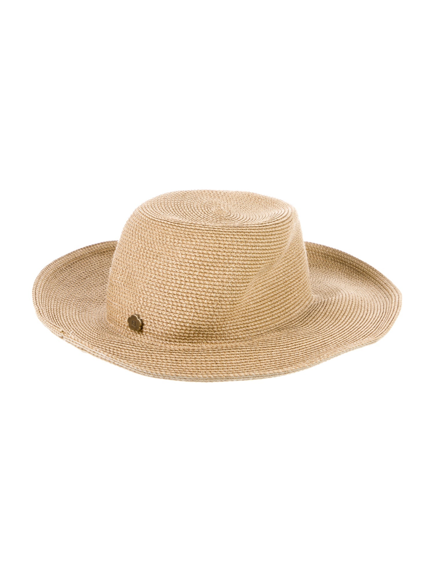 Eric Javits Raffia Woven Wide Brim Sun Hat