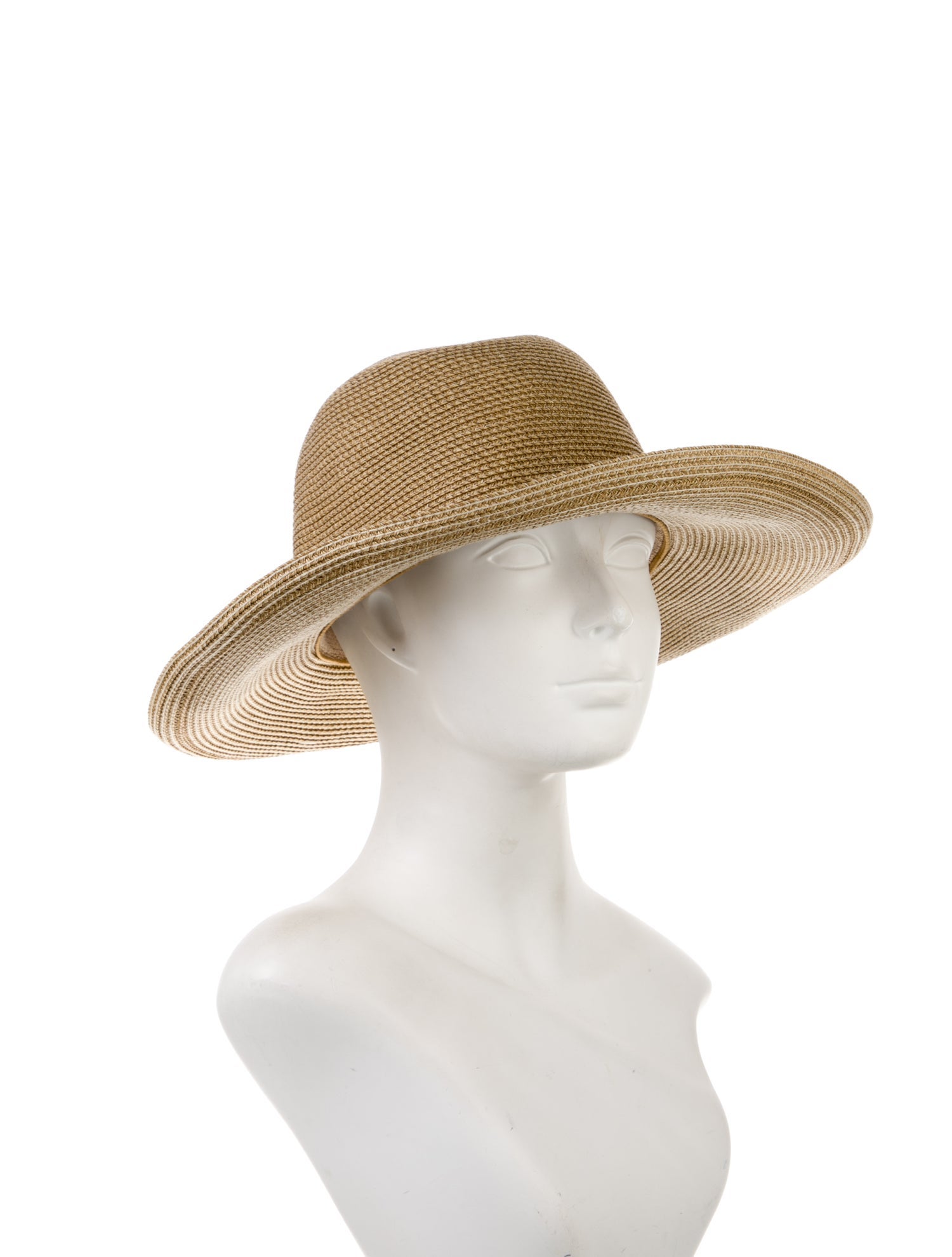 Eric Javits Raffia Woven Wide Brim Sun Hat