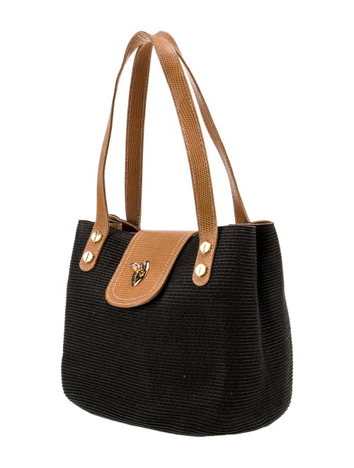 Eric Javits Raffia Top Handle Bag