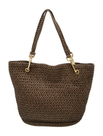 Eric Javits Straw Top Handle Bag