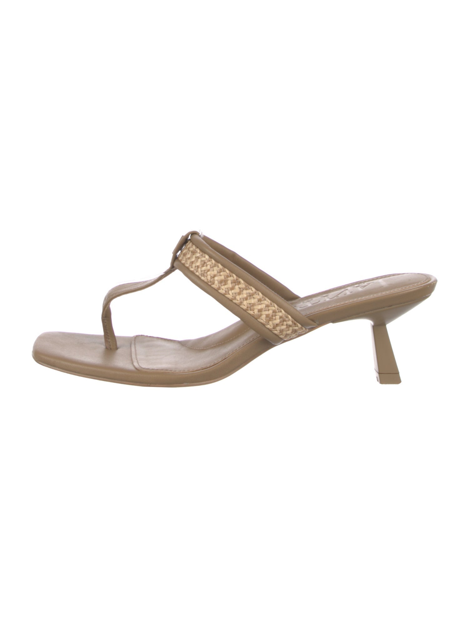 Eric Javits Leather Braided Accents Sandals