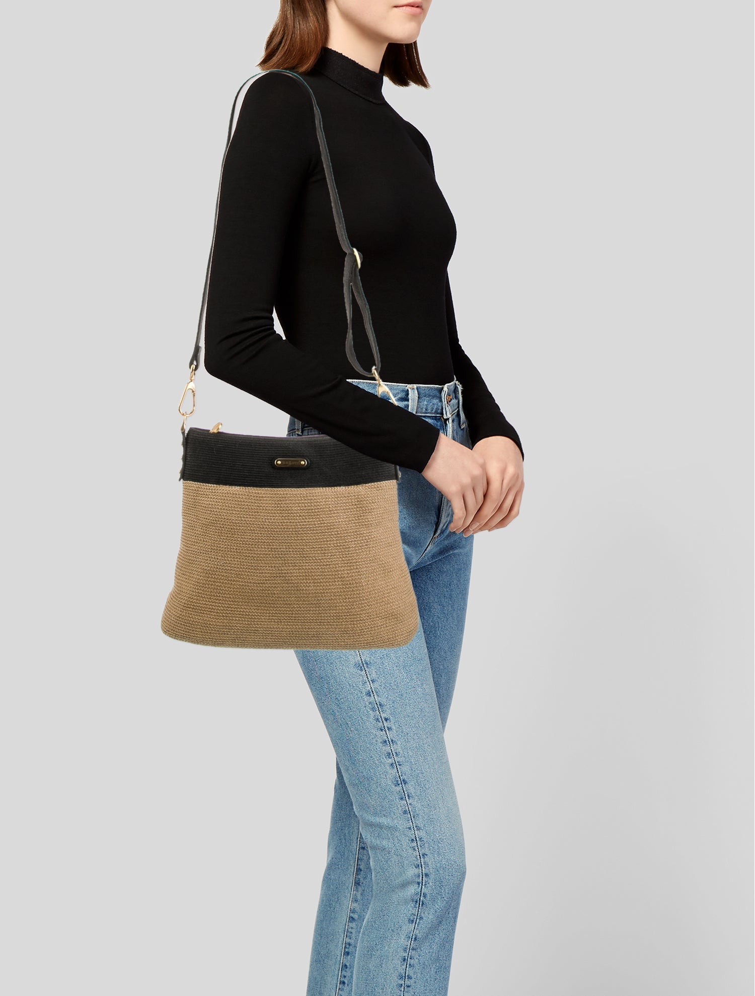Eric Javits Raffia Crossbody Bag