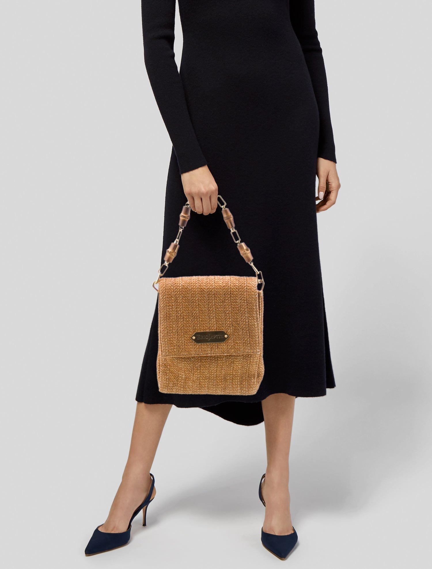Eric Javits Raffia Top Handle Bag