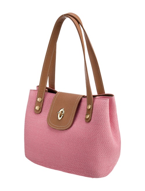 Eric Javits Raffia Top Handle Bag