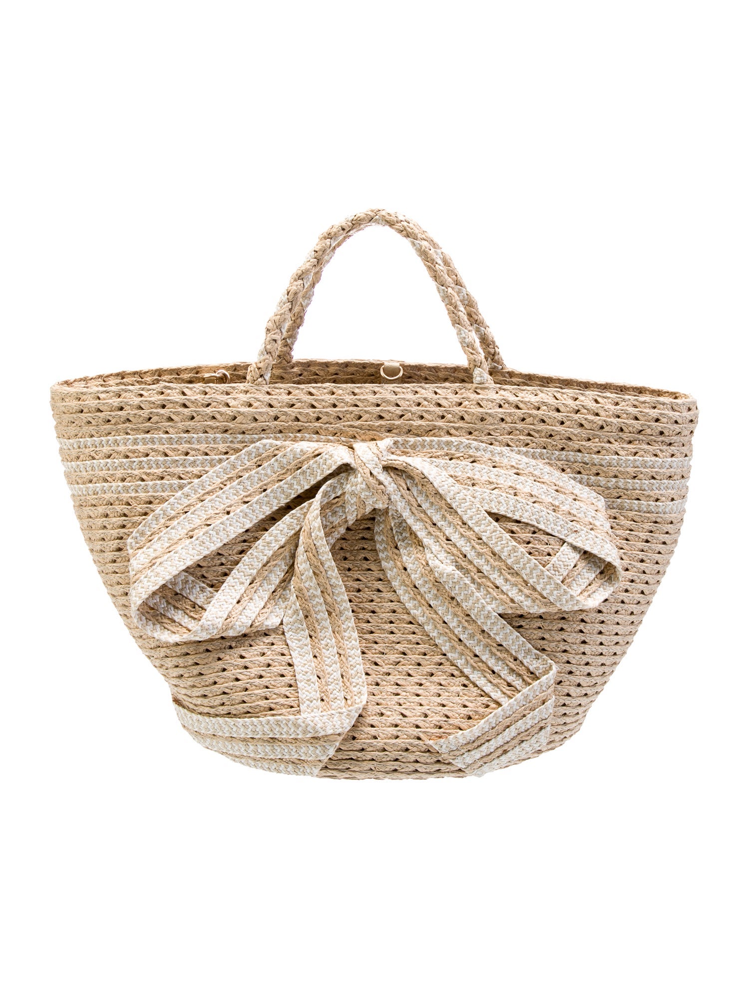 Eric Javits Raffia Top Handle Bag