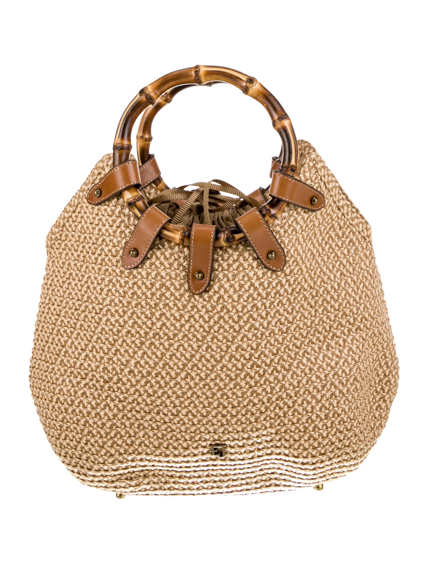 Eric Javits Raffia Top Handle Bag w/ Tags