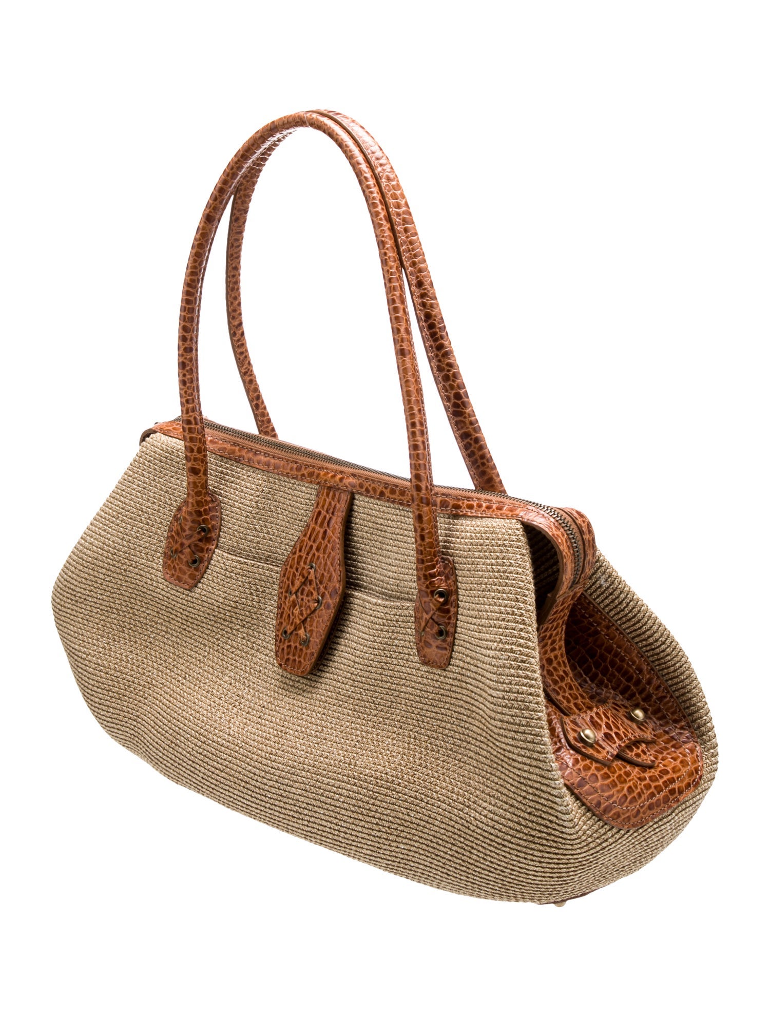Eric Javits Raffia Shoulder Bag