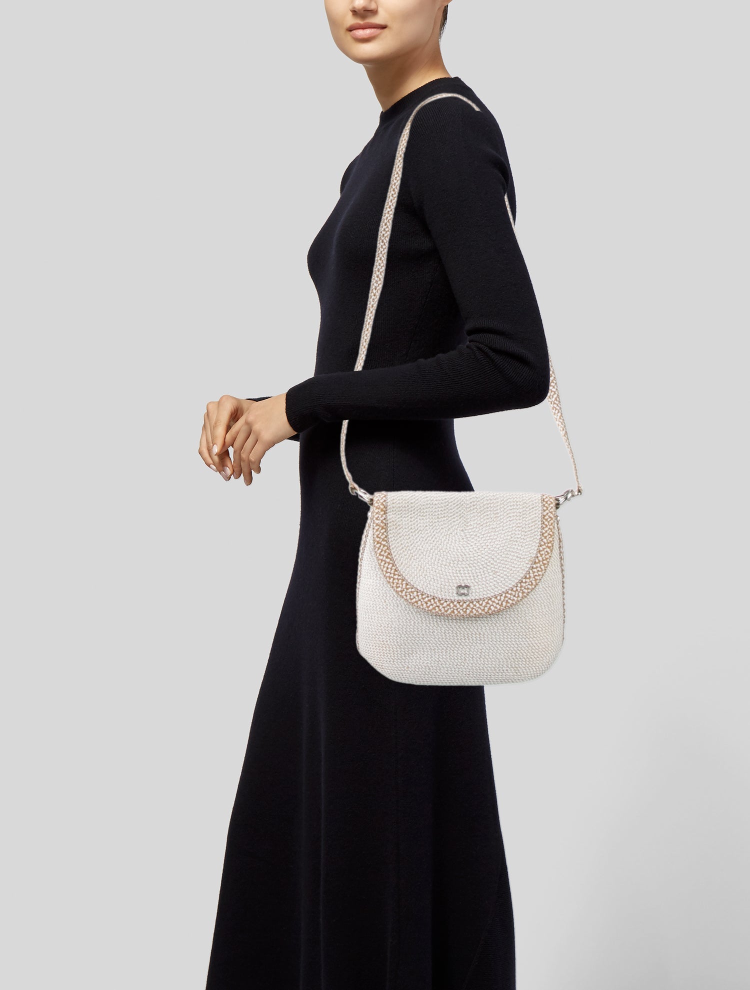 Eric Javits Raffia Crossbody Bag