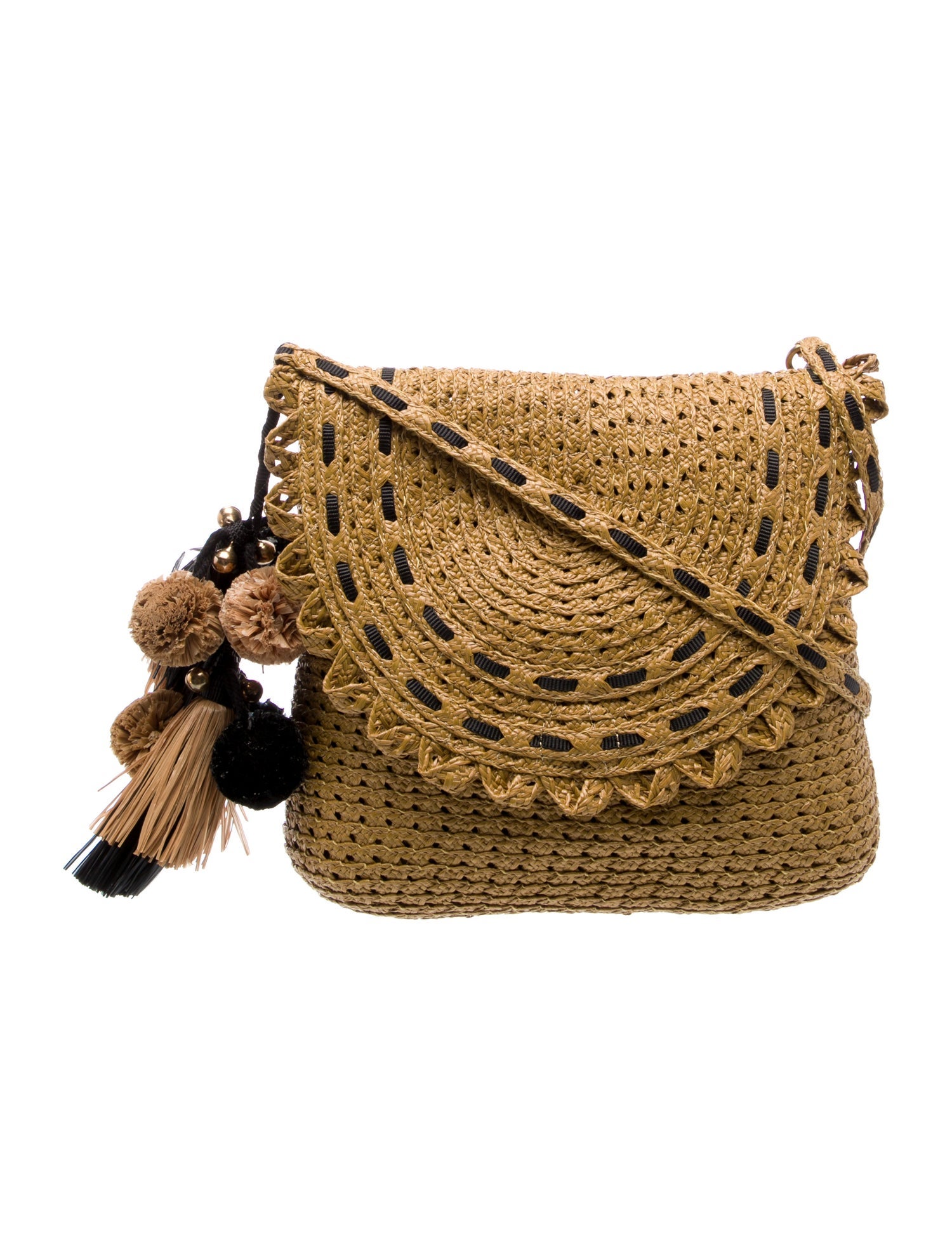 Eric Javits Raffia Messenger Bag