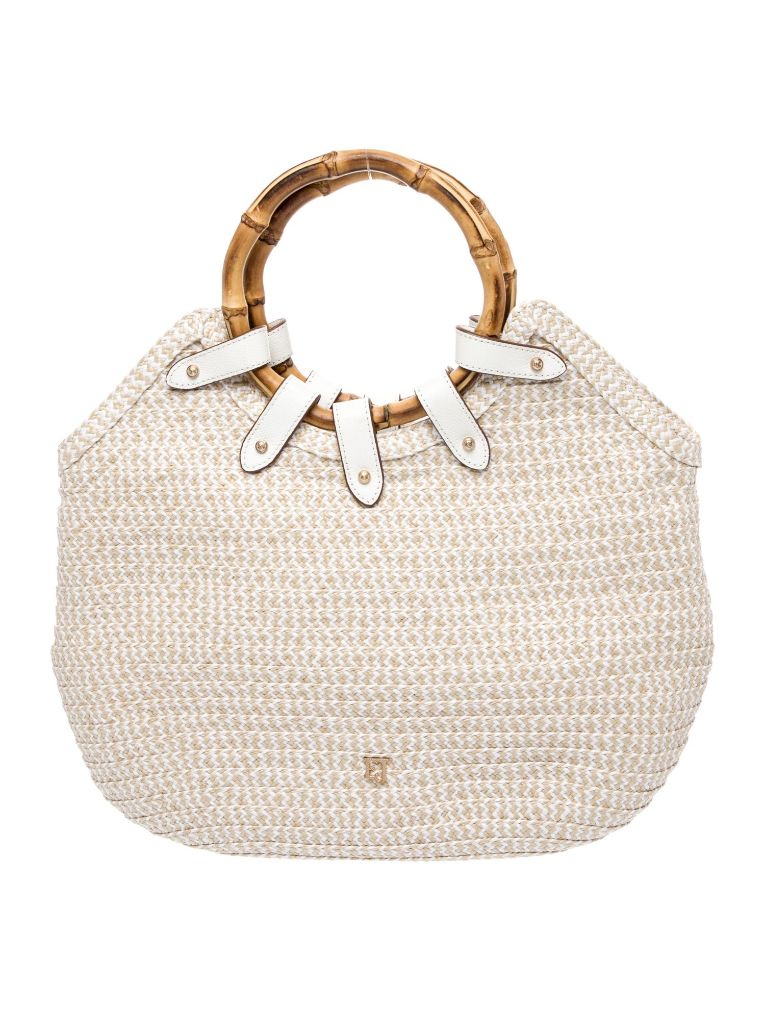 Eric Javits Straw Top Handle Bag