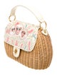 Eric Javits Wicker Top Handle Bag