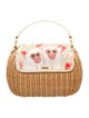 Eric Javits Wicker Top Handle Bag