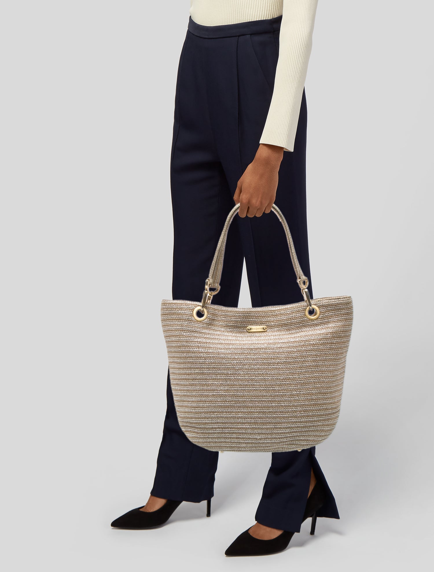 Eric Javits Raffia Shoulder Bag