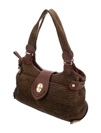 Eric Javits Straw Top Handle Bag