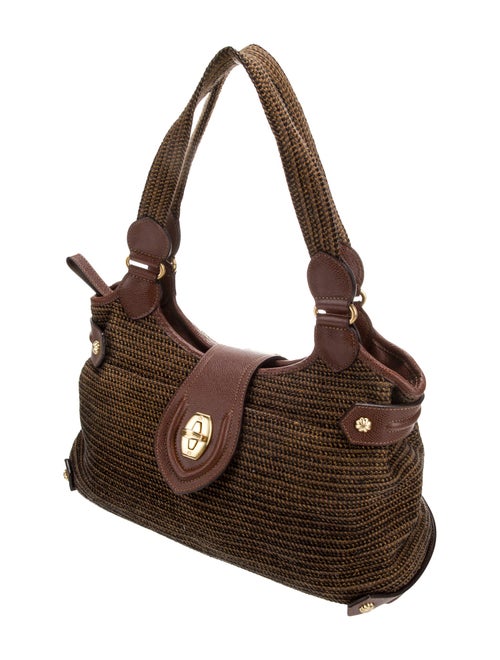 Eric Javits Straw Top Handle Bag