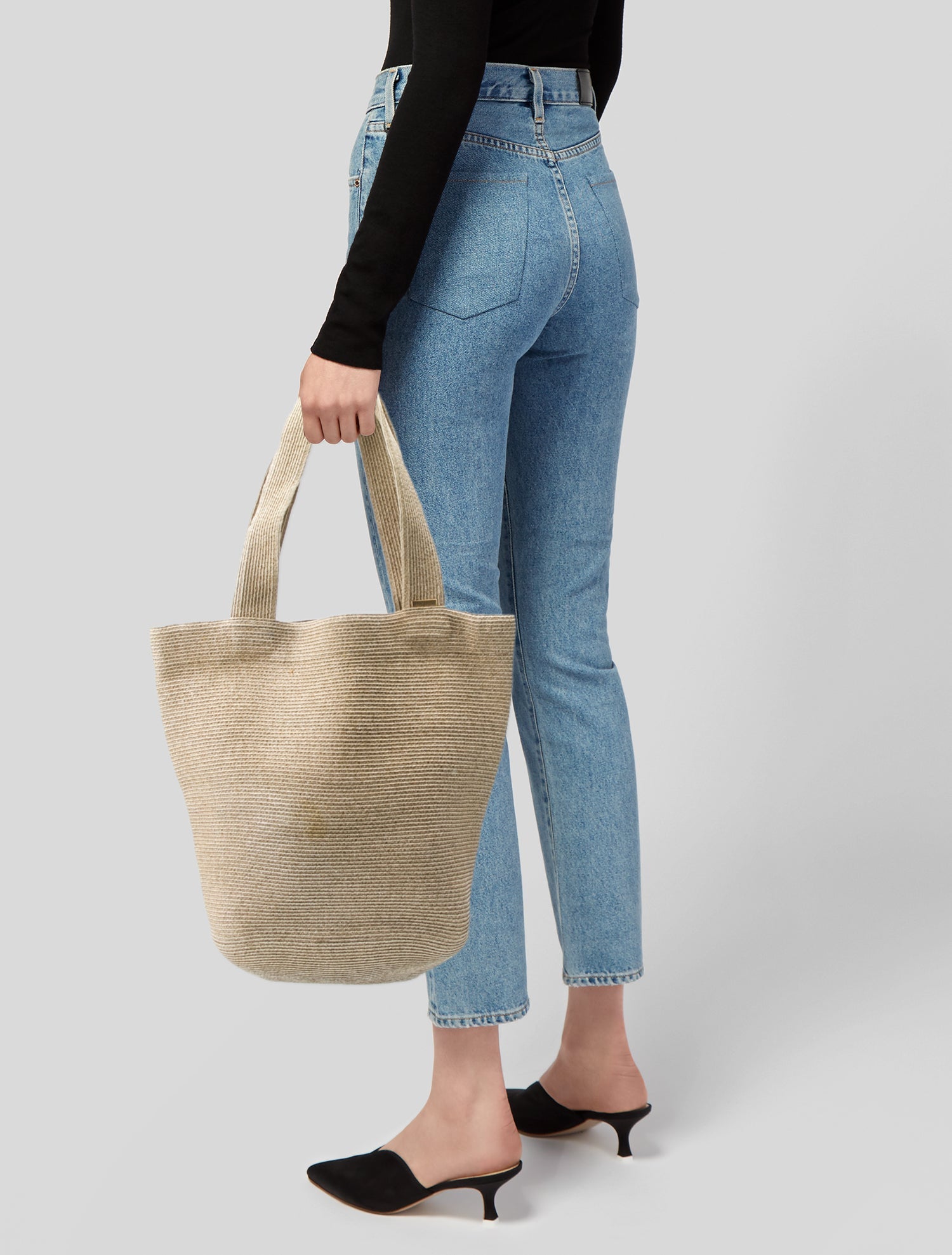 Eric Javits Raffia Bucket Bag