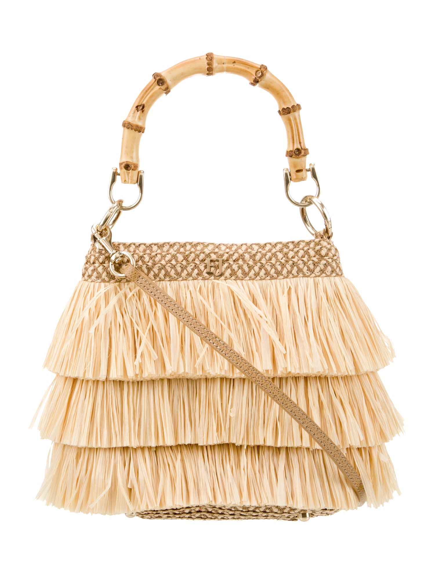 Eric Javits Straw Top Handle Bag