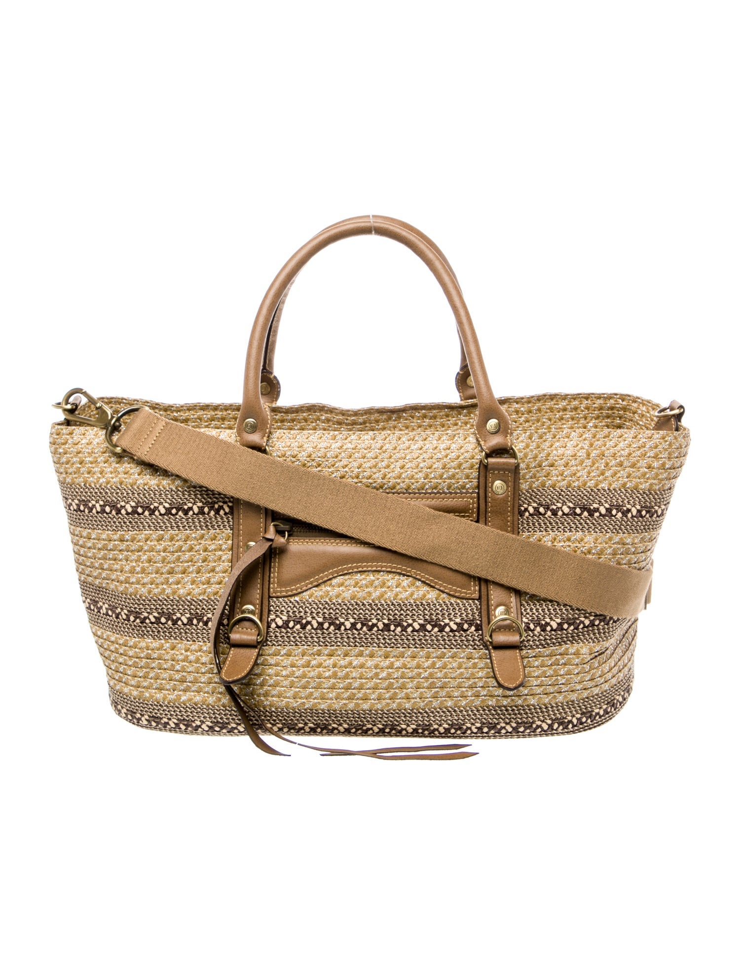 Eric Javits Straw Top Handle Bag