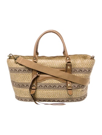 Eric Javits Straw Top Handle Bag