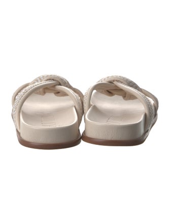 Eric Javits Leather Slides