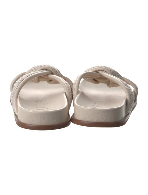 Eric Javits Leather Slides