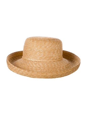 Eric Javits Hats Neutral Straw Bucket Hat