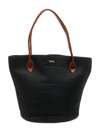 Eric Javits Raffia Top Handle Bag