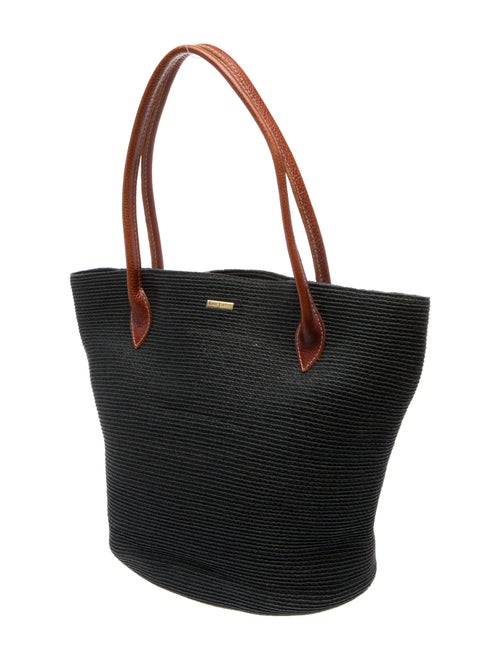Eric Javits Raffia Top Handle Bag