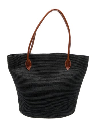 Eric Javits Raffia Top Handle Bag