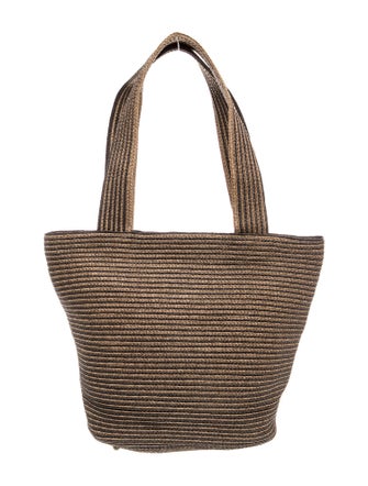 Eric Javits Straw Top Handle Bag