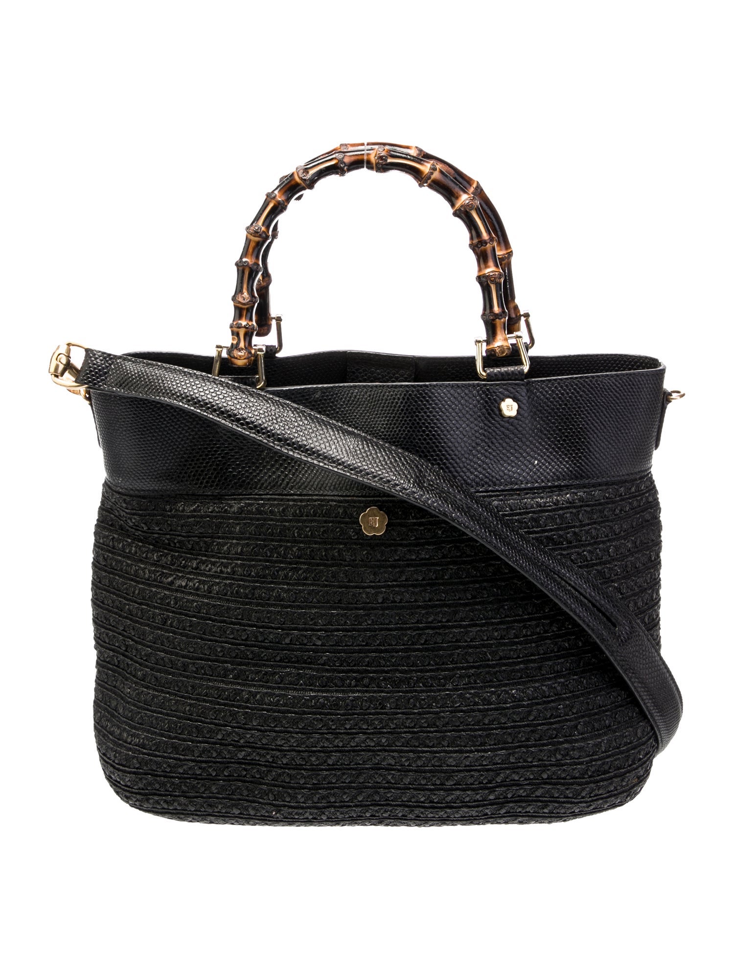 Eric Javits Raffia Top Handle Bag