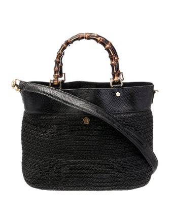 Eric Javits Raffia Top Handle Bag