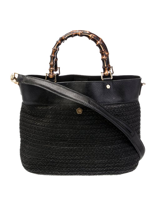 Eric Javits Raffia Top Handle Bag