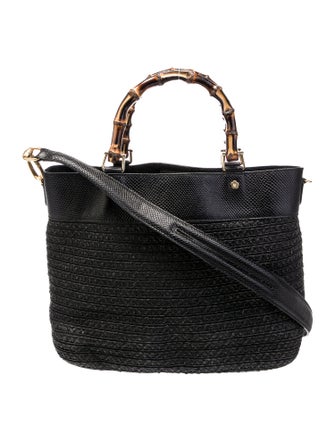 Eric Javits Raffia Top Handle Bag