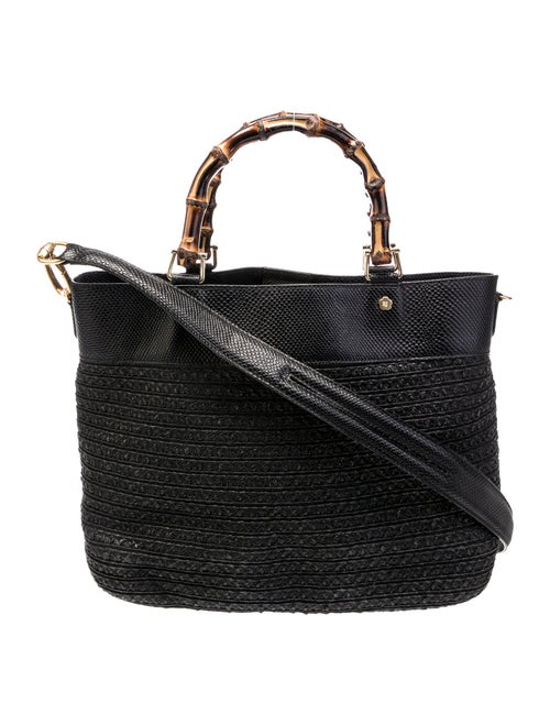 Eric Javits Raffia Top Handle Bag