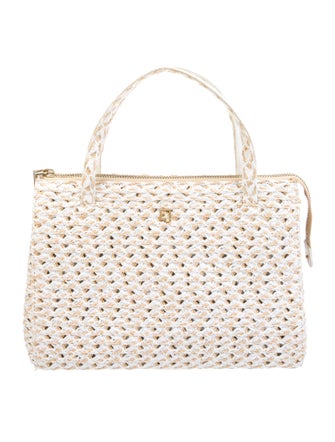 Eric Javits Raffia Top Handle Bag