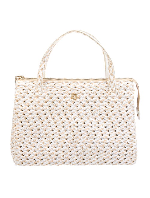 Eric Javits Raffia Top Handle Bag